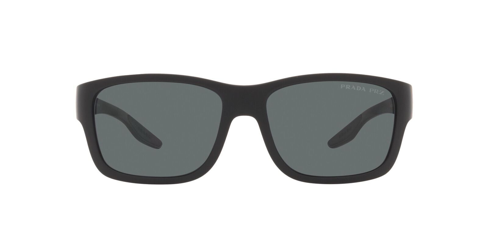 Prada Linea Rossa PS01WS DG002G-59 Black Rubber / Dark Grey Lenses