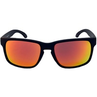 Urban Ned Kelly C13 Matte Black / Red Revo Lenses