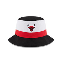 New Era Chicago Bulls Bucket Back Half 2023 White w Team Colours L