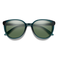 Smith Cheetah QM4 L7 54 Crystal Blue / Green Polarised Lenses