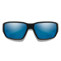 Smith Hookset 003 QG 62 Matte Black / Blue Mirror Polarised Lenses