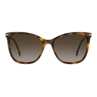 Carolina Herrera HER 0268/S 086 HA 57 Havana / Brown Gradient Lenses