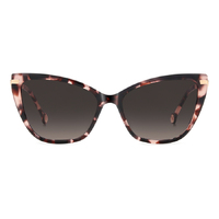 Carolina Herrera HER 0262/S HT8 HA 57 Pink Havana / Brown Gradient Lenses