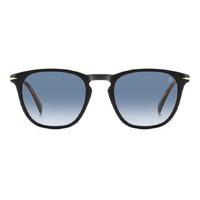 David Beckham DB 1160/S 05K 08 51 Black Striped / Dark Blue Gradient Lenses