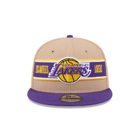 New Era Los Angeles Lakers 9Fifty Draft 2024 Camel Khaki OSFM