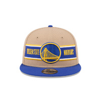 New Era Golden State Warriors 9Fifty Draft 2024 Camel Khaki OSFM