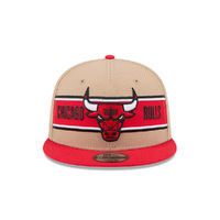 New Era Chicago Bulls 9Fifty Draft 2024 Camel Khaki OSFM