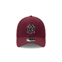 New Era New York Yankees 39Thirty Contrast Maroon L/XL