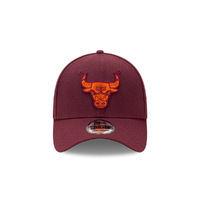 New Era Chicago Bulls 39Thirty Blood Orange Maroon L/XL