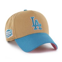 47 Brand Los Angeles Dodgers MLB MVP DT Snapback Happy Hour Pina Colada Camel/Dark Teal OSFM B-MDTTC12GWP-QLA