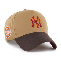 47 Brand New York Yankees MLB MVP DT Snapback Happy Hour Old Fashioned Camel OSFM BCPTN-MDTTC17GWP-QL09