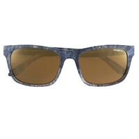 O'Neill ONS Coxos 2.0 113P Matte Blue Water Print / Solid Smoke With Gold Flash Polarised Lenses