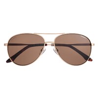 O'Neill ONS Pohnpei 2.0 001P Matte Gold / Solid Brown Polarised Lenses