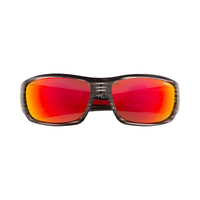 O'Neill ONS Zepol 2.0 182P Gloss Grey Stripes w Red / Red Mirror Polarised Lenses