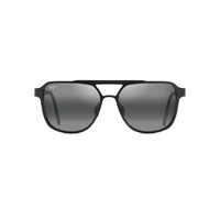 Maui Jim 2nd Reef 607-02 Satin Black / Neutral Grey Polarised Lenses