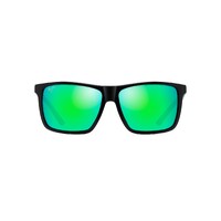 Maui Jim Mamalu Bay GM610-02A Matte Black / MauiGreen Polarised Lenses