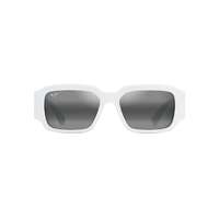 Maui Jim Kupale 639-05 Shiny White / Neutral Grey Polarised Lenses