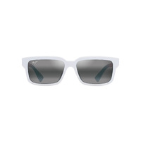 Maui Jim Hiapo Asian Fit 655-05 Matte White / Neutral Grey Polarised Lenses