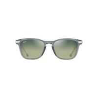 Maui Jim ManaOlana HTS623-14 Shiny Transparent Grey w Silver / Maui HT Polarised Lenses