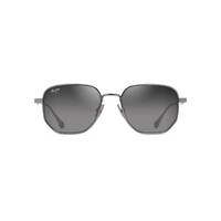 Maui Jim Lewalani GS633-17 Shiny Light Ruthenium / Neutral Grey Polarised Lenses