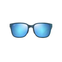 Maui Jim Paulele Asian Fit B660-03 Matte Teal Blue / Blue Hawaii Polarised Lenses