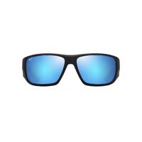 Maui Jim Keha B663-02 Matte Black / Blue Hawaii Polarised Lenses