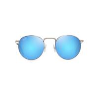 Maui Jim Pukaua B667-17B Shiny Silver w Blue & Green / Blue Hawaii Polarised Lenses