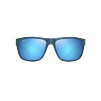 Maui Jim Puakea B670-03 Matte Teal Blue / Blue Hawaii Polarised Lenses