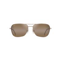 Maui Jim Naauao H675-16 Shiny Light Gold w Red Brown / HCL Bronze Polarised Lenses