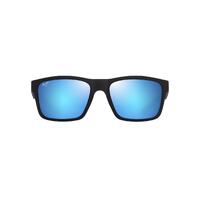 Maui Jim The Flats B897-02B Matte Black w Blue / Blue Hawaii Polarised Lenses