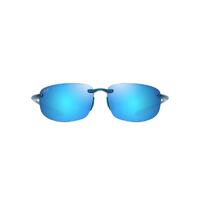 Maui Jim Ho'okipa B407-03 Shiny Transparent Blue / Blue Hawaii Polarised Lenses