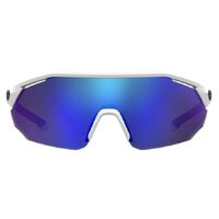 Under Armour UA 0011/S WWK 99 W1 Matte White Blue / Blue Mirror Lenses