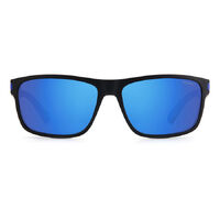 Polaroid PLD 2121/S 0VK 5X 58 Matte Black Blue / Blue Mirror Polarised Lenses