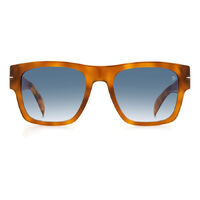 David Beckham DB 7000/S BOLD C9B 08 52 Havana Honey / Dark Blue Lenses