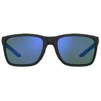 Under Armour UA 0005/S 08A V8 58 Black Grey / Green Mirror Lenses