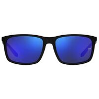 Under Armour UA LOUDON D51 58 Z0 Black Blue / Blue Mirror Lenses