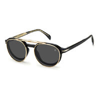 David Beckham DB 1075/CS 2M2 M9 49 Black Gold / Grey Polarised Lenses