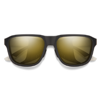 Smith x TNF Embark 4NL HN 58 Matte Black & Matte Gardenia White / Black Gold Mirror Polarised Lenses