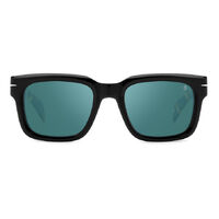 David Beckham DB 7100/S WR7 MT 52 Black Havana / Green Mirror Lenses