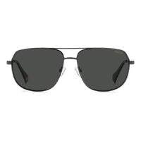 Polaroid PLD 6195/S/X KJ1 M9 58 Dark Ruthenium / Grey Polarised Lenses