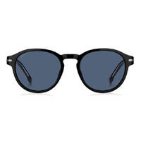 Hugo Boss BOSS 1506/S 807 KU 52 Black / Blue Avio Lenses