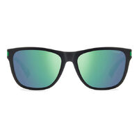 Polaroid PLD 2138/S 3OL 5Z 56 Matte Black Green / Grey Green Mirror Polarised Lenses