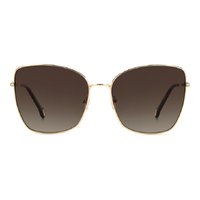 Carolina Herrera HER 0133/S 000 HA 59 Rose Gold / Brown Gradient Lenses