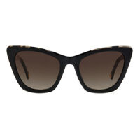 Carolina Herrera HER 0129/S WR7 HA 55 Black Havana / Brown Gradient Lenses