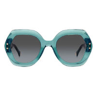 Carolina Herrera HER 0126/S CVT IB 52 Teal Havana / Grey Green Lenses