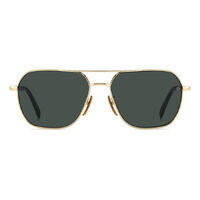 David Beckham DB 1128/G/S 06J QT 59 Gold Havana / Green Lenses