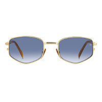 David Beckham DB 1129/S F6W 08 52 Gold Horn / Dark Blue Gradient Lenses