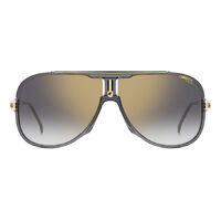 Carrera 1059/S KB7 FQ 64 Grey / Grey Gradient Gold Mirror Lenses