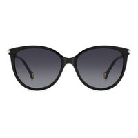 Carolina Herrera HER 0189/G/S 2M2 9O 57 Black Gold / Dark Grey Gradient Lenses