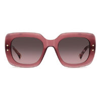 Carolina Herrera HER 0186/S 82U M2 52 Burgundy Red Havana / Brown Pink Gradient Lenses